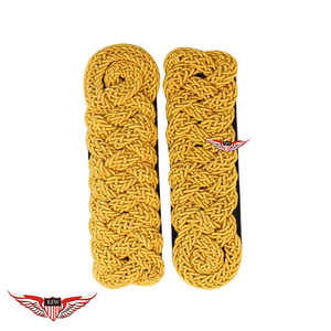 KEW Customizable Vintage Embroidered Luxurious <b>Braided</b> Epaulettes Gold Shoulder Boards Garment <b>Accessory</b> - Product Image 1