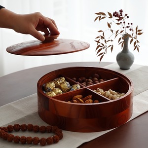 Modern Style Eco-friendly Wooden <strong>Chapati</strong> Container Durable Handmade Roti <strong>Box</strong> Flip Top Lid Tortilla Warmer Basket Freshness - Product Image 2