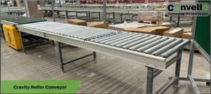 Convoyeur à rouleaux par gravité en acier inoxydable, ligne de convoyage à rouleaux, vitesse réglable, manutention de matériaux durables, tension personnalisée pour - Product Image 2