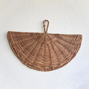 Éventails portables en rotin, accessoires de décoration murale pour hôtels et maisons, éventails tissés à la main, prix de gros - Product Image 3