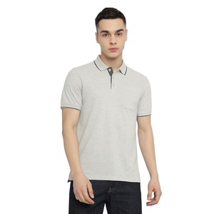 Summer Friendly Men's <b>White</b> Solid Color Short Sleeve <b>Polo</b> Shirt Casual Knitted Cotton Slim Fit Casual Men <b>Polo</b> Shirts - Product Image 5