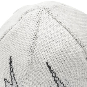 Gorro Unisex de Acrílico con Patrón Geométrico de Rayos, Gorro Casual de Invierno, Talla Adulto 56-58CM, Tejido por Computadora - Product Image 5