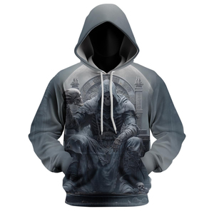 Sudadera con Capucha Gótica de Calavera y Ceñudo para la Víspera de Todos los Santos, Servicio OEM/ODM, Material Duradero, Moda Festiva Espeluznante, Sudadera Transpirable - Product Image 3