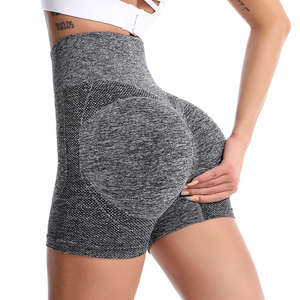 Shorts de sport pour femme, super extensibles, taille haute, effet galbant, pour yoga, gym et fitness, prix de gros - Product Image 5