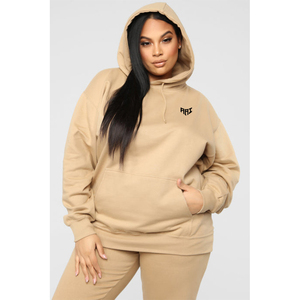 Custom Oversized Hoodie <b>Set</b> Women Casual Fleece Tracksuit Streetwear Supplier USA Fashion Outfit - Product Image 1