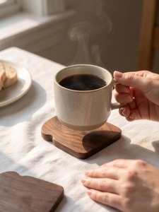 Best Quality Eco-Friendly Wooden Coaster Rustic Classic Style Design Customized Color Custom Size Belladec BI-WT568 Restaurant - Product Image 5