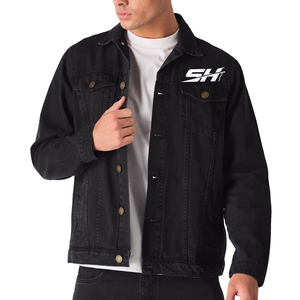 Men's Classic Denim <b>Jacket</b> Button Front Casual Look Premium Cotton Blend <b>Lightweight</b> Outerwear Custom Logo Cheap Winter <b>Jacket</b> - Product Image 1