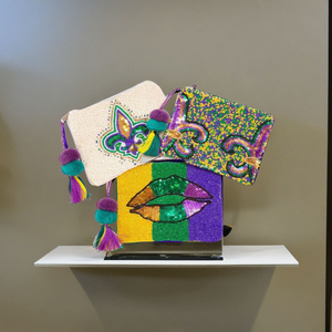 Monederos Pequeños con Cierre para Niñas, de Excelente Calidad, Lindos y Populares, para Fiestas de Mardi Gras, por MD HANDICRAFTS - Product Image 2