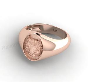 Bague Chevalier Ovale 10x14mm en Argent Sterling 925 Massif Plaqué Or 18K et Rhodium, Motif Loup, Bijou Tendance pour Homme - Meilleures Ventes - Product Image 6