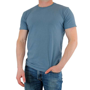 T-shirt en coton pour homme, haute qualité, rayures tendance, pour jeunes, vente en gros, t-shirts personnalisés, t-shirts vierges et unis pour hommes - Product Image 2