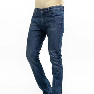 Casual Streetwear New Arrival Men's Denim Jeans Pants Wholesale High Quality Eco-Friendly 100% Organic Cotton Customized Logo - Product Image 4