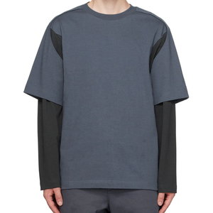 Nueva Camiseta de Manga Larga de Doble Capa de Primera Calidad, Estilo Moderno, para Hombre, con Diseños Personalizados, MOQ Bajo - Product Image 2
