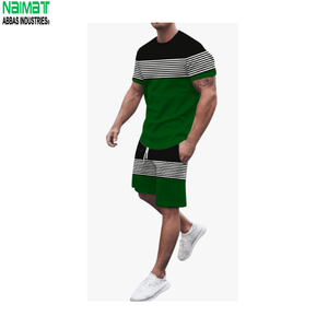 Crafted From Breathable Lightweight Canvas Fabric with <b>Elastic</b> Waist Knitted Design for Urban Streetwear Gym Running Shorts Men - Product Image 3