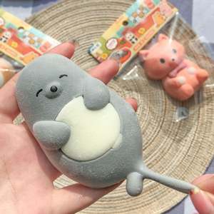 Juguete Antiestrés de Hamster, Foca, Conejo y Panda, Personalizado para Niños, Material TPR y Silicona - Product Image 1