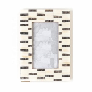 Handicraft <b>Black</b> and Cream Bone Picture <b>Frame</b> Table Top Decor Bone Picture <b>Photo</b> <b>Frame</b> Unique Creative Picture <b>Frame</b> for Family - Product Image 5