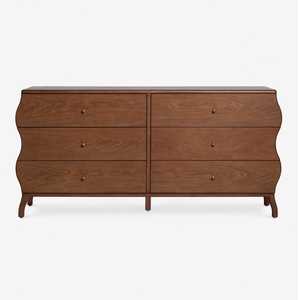 Modern Solid Wood Dresser Cabinet Bedroom Storage <b>Drawer</b> Wooden Sideboard Furniture - Product Image 1
