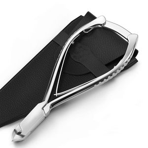 Professional Stainless Steel <b>Toe</b> Nail Clipper 15mm Wide Jaw Opening <b>Flat</b> Straight Blade Sharp Tip for Thick Nails - Product Image 4