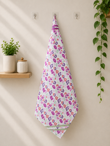 Abstract Print Linen <b>Kitchen</b> <b>Towel</b> Reusable Washable <b>Hand</b> <b>Towel</b> Quick Dry Rectangle for Home Use - Product Image 4