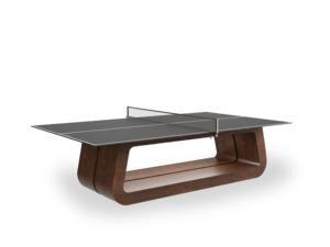 Mesa de Ping Pong Takamaka de Lujo Moderna con Base Curva Única, Mesa de Juego Profesional para Interiores - Product Image 2