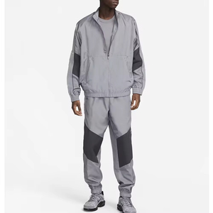Custom Nylon Polyester Shell Tracksuit Two Piece Jogging Heat Suit <b>Track</b> Windbreaker <b>Jacket</b> Sets <b>for</b> <b>Men</b> Water Proof Sweat Suit - Product Image 1