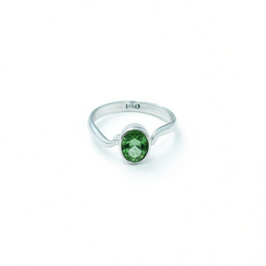 <b>Dainty</b> 1.9 Grams Peridot Fine <b>Ring</b> - Product Image 2