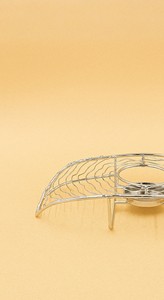 Modern Silver Wire Mesh <b>Tealight</b> Candle <b>Holder</b> Leaf Shape Metal Votive Stand for Wedding Table Centerpiece Home Decor Ornament - Product Image 6