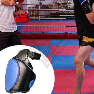 Protector de Muslos para Boxeo, Color Azul y Negro, Ligero, Alta Resistencia a Impactos, Mejor Rendimiento, Nuevo, Moderno, Hecho a Medida - Product Image 5