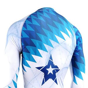 T-shirt de compression respirant à manches longues pour l'entraînement, protection UV, fitness, athlétisme et natation - Product Image 6