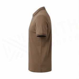 เสื้อโปโลผู้ชายสั่งทำขายส่ง พร้อมโลโก้พิมพ์ลาย ดีไซน์ใหม่ สีพื้น ผ้าถัก ผลิตในปากีสถาน - Product Image 3