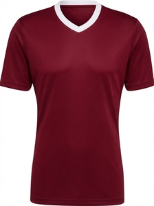 Camiseta de Fútbol de Manga Corta con Cuello en V Negra para Hombre, de Poliéster que Absorbe la Humedad, Corte Regular, para Todas las Temporadas - Product Image 2