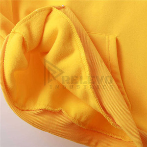<b>Plain</b> Hooded <b>Sweatshirt</b> Cotton Blend Pullover Hoodie Comfortable Daily Wear Unisex Bulk Manufacturer - Product Image 3