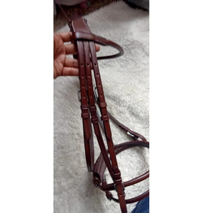 Fabricant OEM ODM, bride de cheval en cuir véritable, design anatomique confortable et élégant, accessoires équestres, prix abordable - Product Image 1