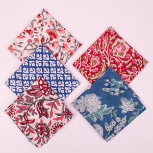 Pañuelos 100% de algodón con diseño bohemio, estilo retro, bandana para adultos, artesanía artesanal para damas - Product Image 2