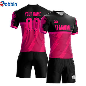 Maillots de football personnalisés pour adultes, col rond, haute qualité, respirants, pas chers, uniformes de football, vêtements de sport, shorts de football personnalisés - Product Image 2