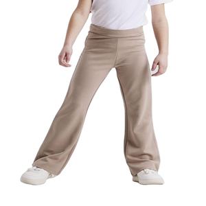 Pantalons tendance pour filles, coupe bootcut, taille élastique, viscose tricotée, uniforme scolaire pour enfants, pantalon confortable, décontracté, à porter le week-end - Product Image 6
