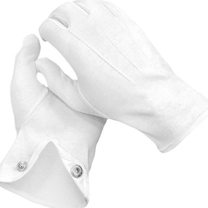 Gants en coton maçonniques avec logo brodé Past Master, disponibles avec logo et design personnalisés - Product Image 2