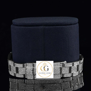 Reloj de Lujo con Diamantes Moissanite, Correa de Goma, Estilo Hip Hop, Mecánico, Disponible al Mejor Precio - Product Image 4