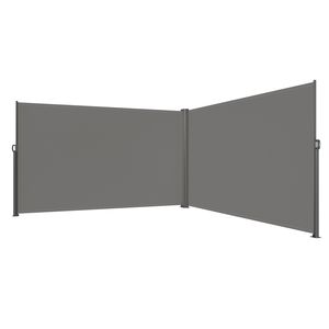 Schermo per la privacy da esterno in alluminio 63FT X 236FT # 280g #   Poliester # Impermeabile #   Tenda da Sole Retrattile per Patio - Materiale in Tela PC - Product Image 1