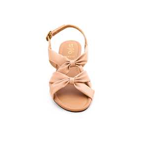 Sandalia formal de tacón beige FR5317 - Product Image 1