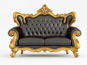 Ensemble de canapés modulaires de luxe convertible à dossier haut avec base en teck, rembourrage en éponge et revêtement moelleux - Product Image 2