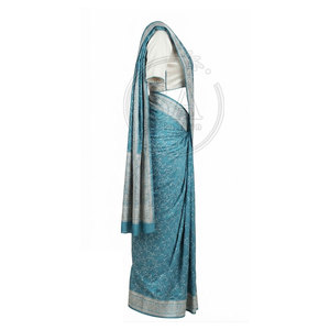 Sari moderne pour femme, robe indienne drapée, broderie décorative, tenue ethnique, tenue de cérémonie de mariage, tenue de fête - Product Image 3
