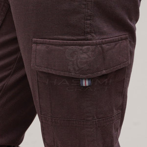 Pantalon cargo décontracté pour homme, léger, respirant, avec tissu extensible et poches multiples élégantes - Product Image 4