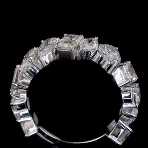 Multiple Shape Diamond & White Gold <b>Ring</b> Elegant Mixed Cut Cluster Design Luxury Bridal Statement <b>Ring</b> Gift For Her <b>Fine</b> Jewelry - Product Image 3