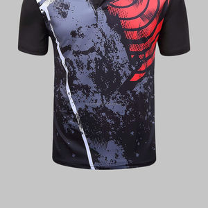 Camiseta de Fútbol Transpirable de Poliéster/Algodón para Hombre y Mujer, Antiarrugas, Diseño Liso, Manga Corta, Personalizable - Product Image 5