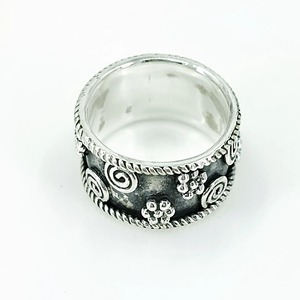Bague en argent sterling 925 faite à la main pour femme, tailles personnalisées 4-13, décontractée pour Noël et anniversaire - Product Image 2