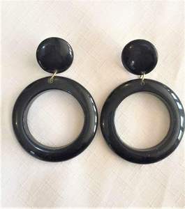 Unique Handmade Eco-Friendly Resin <b>Earrings</b> Floral Pattern Hand-painted Design Earthy Tone for Office Daily Wear Wholesale - Product Image 5
