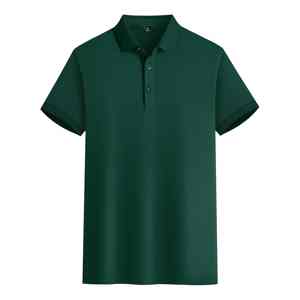 Camiseta Polo Casual para Hombre, Nueva, Venta al por Mayor, Estilo Informal, Cuello en V, con Botones, Combinación de Colores, Tops para Hombre - Product Image 5