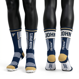 Mens Cricket <b>Socks</b> Premium Quality 200 GSM <b>Soft</b> Cotton Blend Fabric Green Cream Cushioned Panel Design Custom Jacquard Logo - Product Image 4