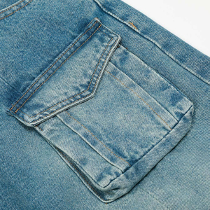 Jean en denim OEM 2026 pour homme – Coupe droite classique, style décontracté, coupe ample, haute qualité, extensible et ajusté - Product Image 6