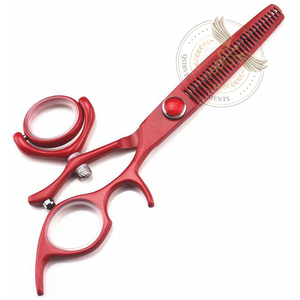 Premium Quality Professional Salon Scissors Hair Thinning <b>Shears</b> A+ Grade Stainless Steel Razor Edge <b>Long</b> <b>Handle</b> Barber Use - Product Image 1